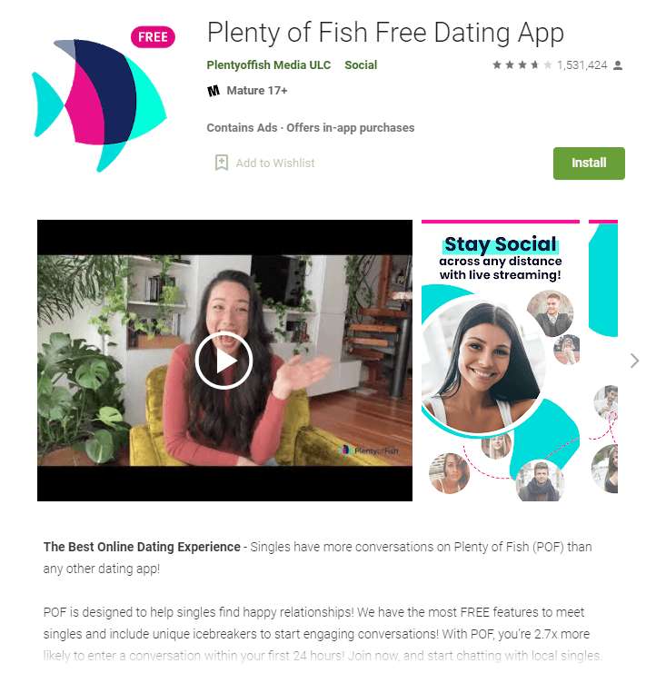 Pof Plenty Of Fish App